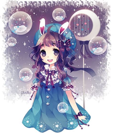 Anime Girl With Rabbit Ears