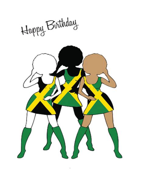 Jamaican Diva Birthday Card Afrocentric For Her For Him Etsy