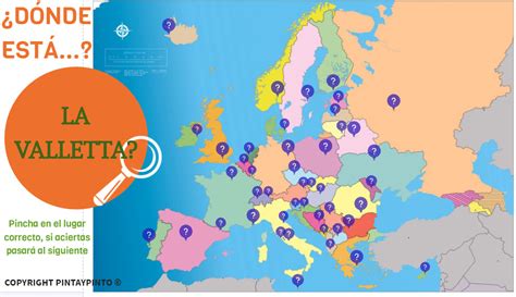 Mapa Mudo De Europa Interactivo Pinta Y Pinto