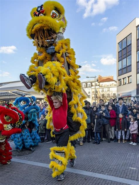Chinese New Year Parade The Year Of The Dog 2018 Editorial