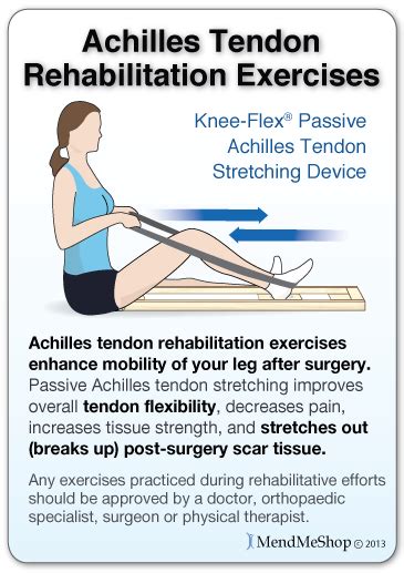 Achilles Tendon Passive Stretching With A Knee Flex Device Will Help To