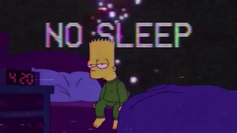 Bart Simpson Lofi Hip Hop Sad Simpsons Chill Beats No Sleep Sad Edit