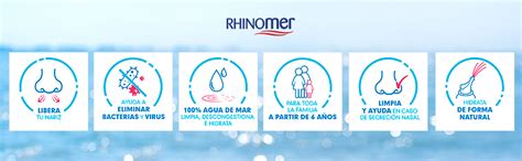 Rhinomer Spray Nasal 100 Agua De Mar Fuerza Fuerte 3 Para Adultos Y