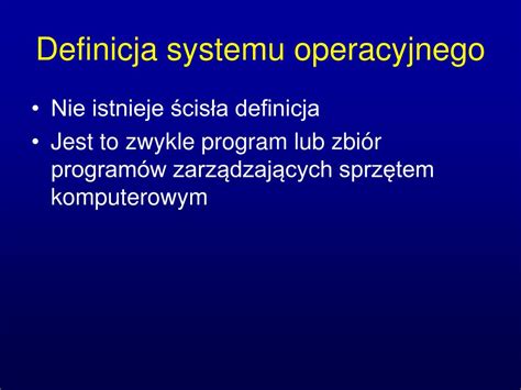 Ppt Systemy Operacyjne Powerpoint Presentation Free Download Id