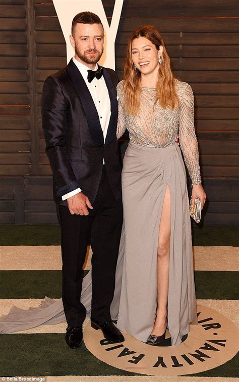 Justin Timberlake And Jessica Biel At Vanity Fair Oscars After Party Jessica Biel Justin