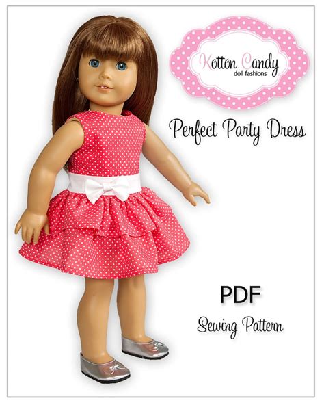 Pdf Sewing Pattern For 18 American Girl Doll Clothes Etsy