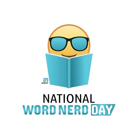 Vector Graphic Of National Word Nerd Day Good For National Word Nerd