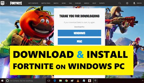 How To Download And Install Fortnite Free On Windows 1087 Pc Laptop