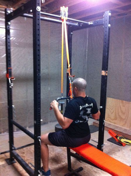 Tricep rope strength training home gym attachments. DIY Lat Pull Down | Salle de sport maison, Salle de gym au ...