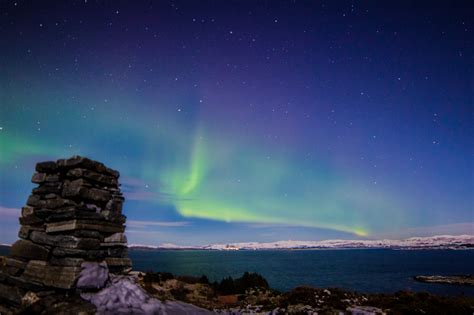 Northern Lights Over The Western Norway Frkfremmerlid