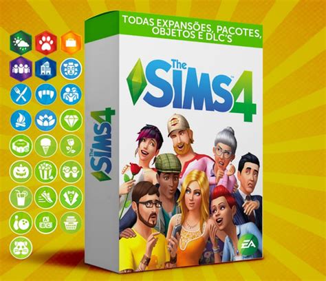 The Sims 4 Pc Todas Expansões Objetos Pacotes Português R 999 Em
