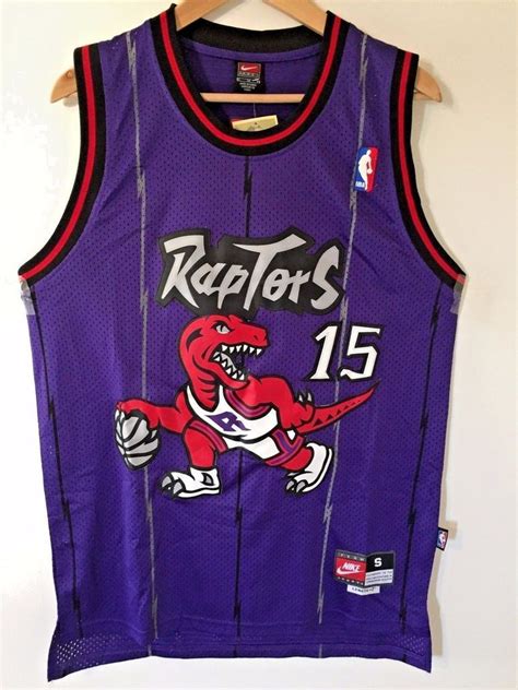 The toronto raptors were born out of jurassic park mania, '90s colour trends and owner john bitove's desire o'grady came back with the winning design: Men 15 Vince Carter Jersey Purple Toronto Raptors ...