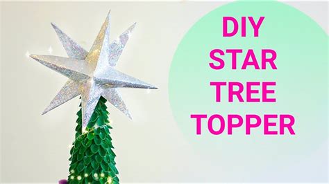 3d Star Tree Topper Star Treetop With Lights Christmas Tree Decor