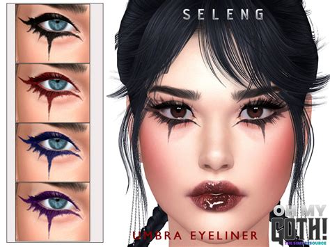 The Sims Resource Oh My Goth Umbra Eyeliner