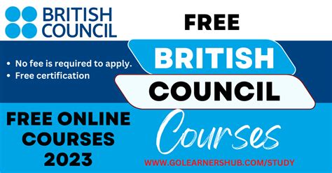 British Council Online Free Courses In Uk 20232024 Apply Now