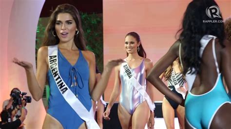 watch miss universe 2016 candidates in swimsuit youtube