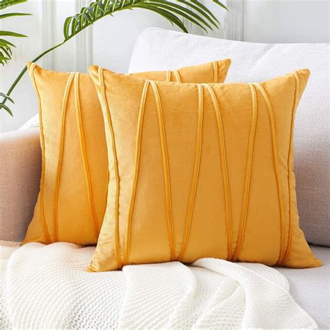 Topfinel Decorative Hand Made Throw Pillow Covers Soft Particles Velvet