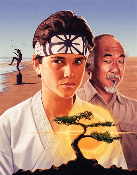 The Karate Kid Trilogy 4k Box Set Artwork Domestika