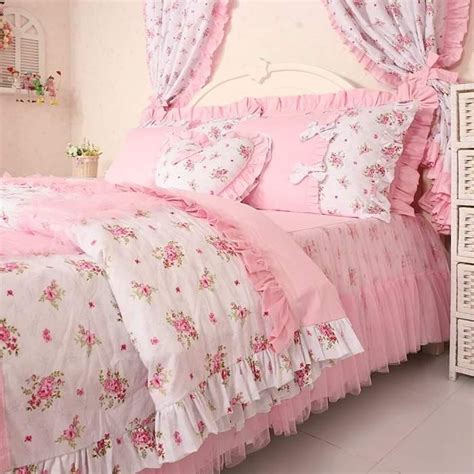 Pink Bedding Set Cheap Bedding Sets Floral Bedding Comforter Sets Girly Bedding Rose