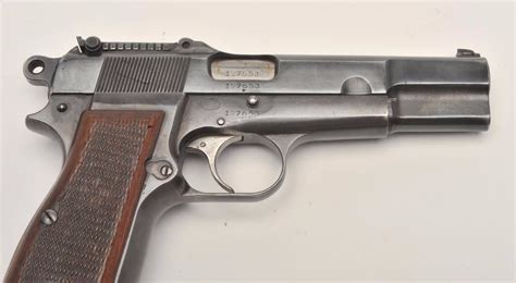 Fn Browning Hi Power Semi Automatic Pistol Tangent Sight Nazi Proofed