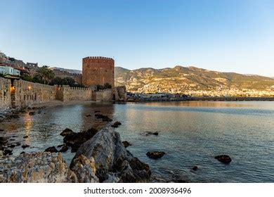 Red Tower Kizil Kule Alanya Turkey Stock Photo Shutterstock