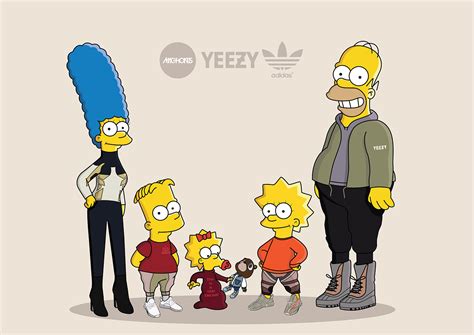 The Simpsons X Yeezy Season 3 On Behance