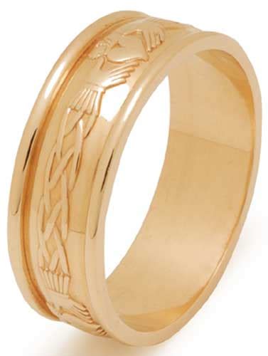 L Claddagh Wedding Bands Ug042cr1tyH 