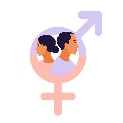 Concepto De Igualdad De Género El Carácter De Hombres Y Mujeres En La Balanza Por La Igualdad