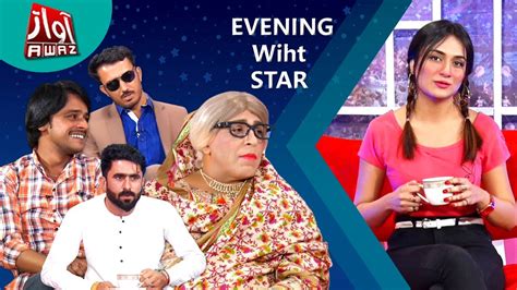Evening With Stars 13 03 2022 Iqra Qureshi Zakir Shaikh Yasir Ali Samo Parizaad By