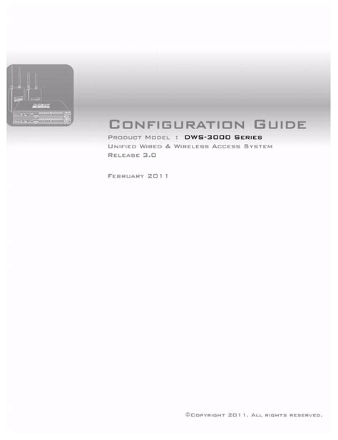 D Link Dws 3000 Series Configuration Manual Pdf Download Manualslib