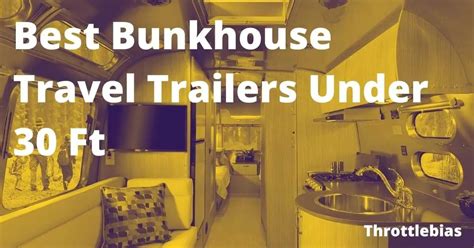 11 Best Bunkhouse Travel Trailers Under 30 Feet In 2022 2022