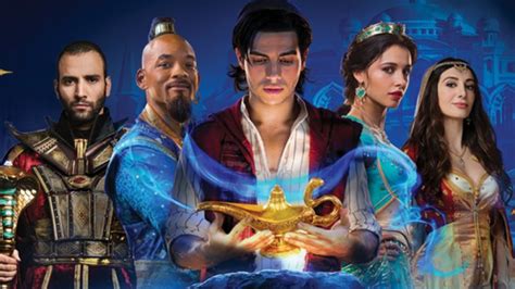 Disneys Aladdin Gets A New Banner Featuring Aladdin Jasmine Genie