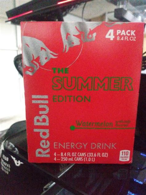 New Red Bull Watermelon Summer Edition 4 Pack 84 Fl Oz Can Ebay