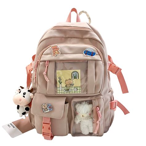 buy ncduansan kawaii backpack with kawaii pin and accessories backpack cute aesthetic backpack