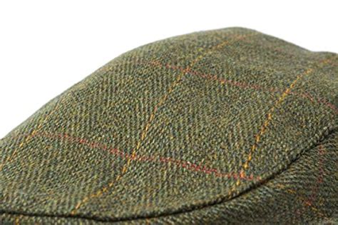 Tweed Flat Cap Premium Scottish Tweed Teflon Coated Farmers