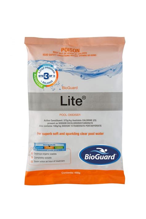 Bioguard Lite 450g Sachet H2o Pro Bioguard Lite Is A Patented