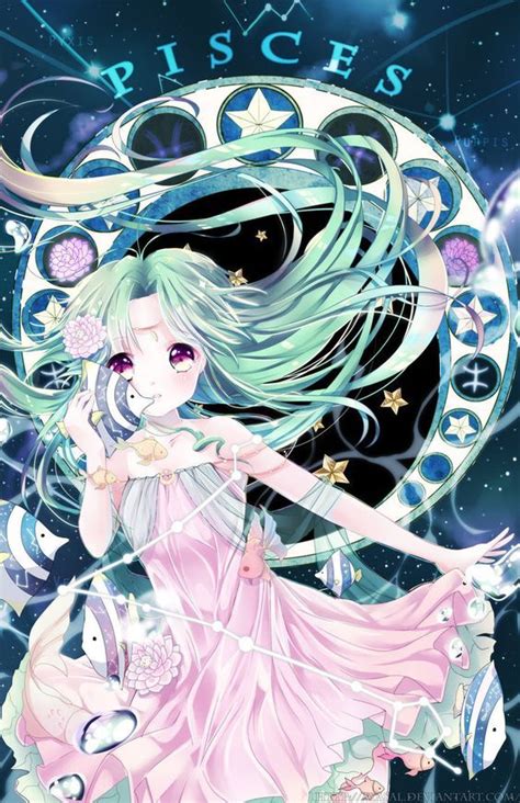 Pisces Zodiacal Constellations By Ayasal Horóscopo Anime Zodiaco