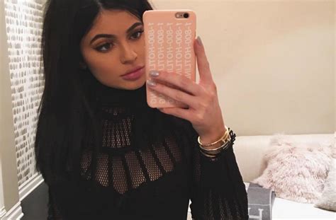 kylie jenner almost exposes her nipples in sheer bodysuit — see the photo in touch weekly