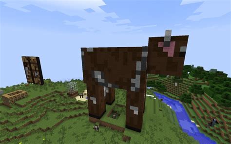 Statue Of A Cow Minecraft Project