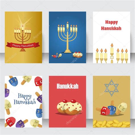 Judaism Church Traditional Symbols Icons Set Isolated Vector