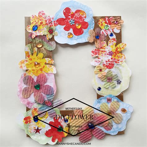Mother's day diy photo gifts. Mother's Day Gifts: Flower Photo Frames