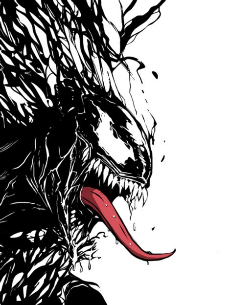 Venom The Sloppy Symbiote Art By Archan Basu Venom Comics Venom Art