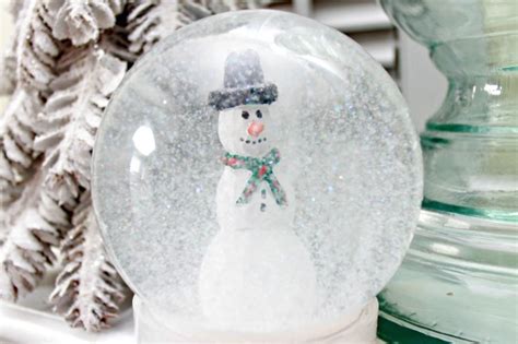Homemade Snow Globe Day 6 Of 12 Days Of Christmas Ornaments Mom 4 Real