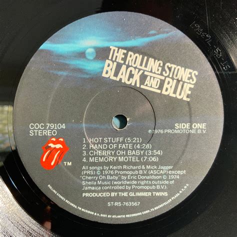 The Rolling Stones Black And Blue Vinyl Us Pressing 1976 Etsy