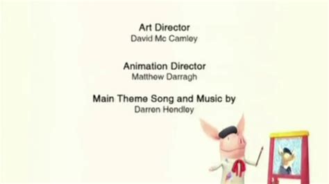 Olivia The Pig Closing Credits 2009 Youtube