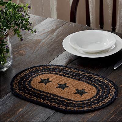 Black Star Braided X Inch Placemat The Weed Patch
