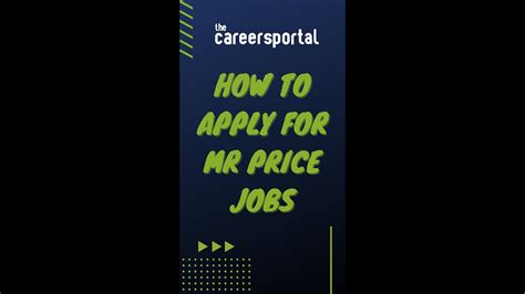 A Guide On How To Apply For Mr Price Jobs Youtube