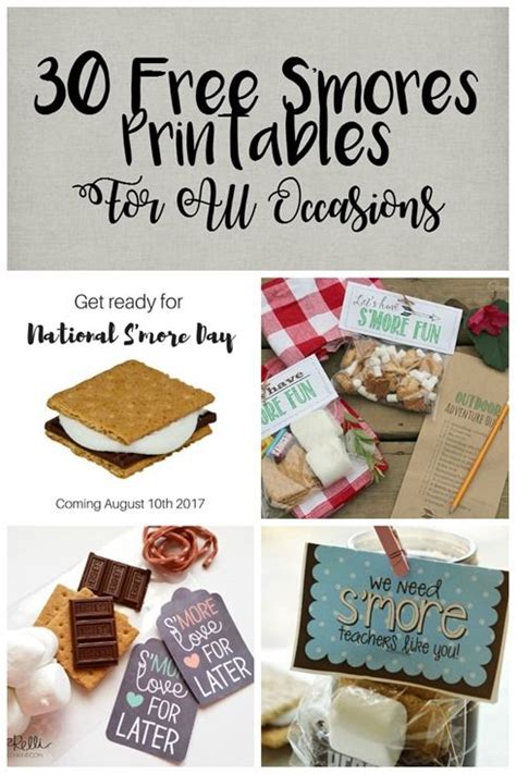 30 Free Smores Printables For All Occasions