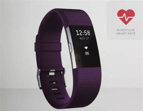Fitbit Charge Heart Rate Fitness Activity Tracker Wristband Plum