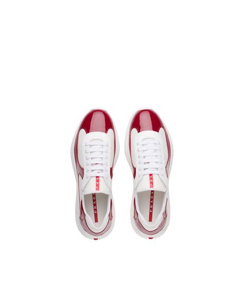 Ruby Redwhite Prada Americas Cup Sneakers Prada